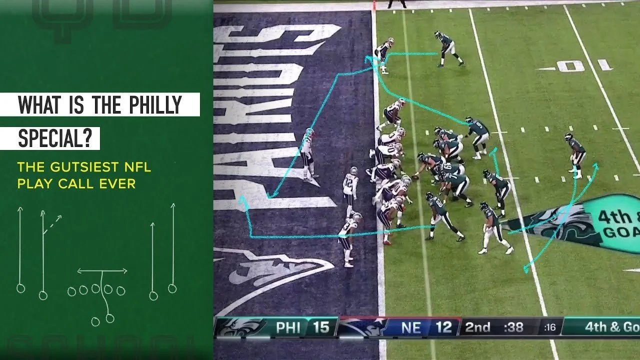 Diagram or photo of the Philly Special