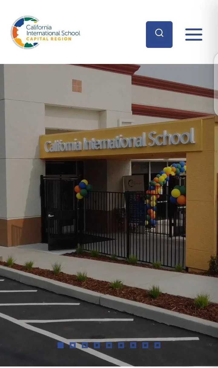 California International School mobile preview