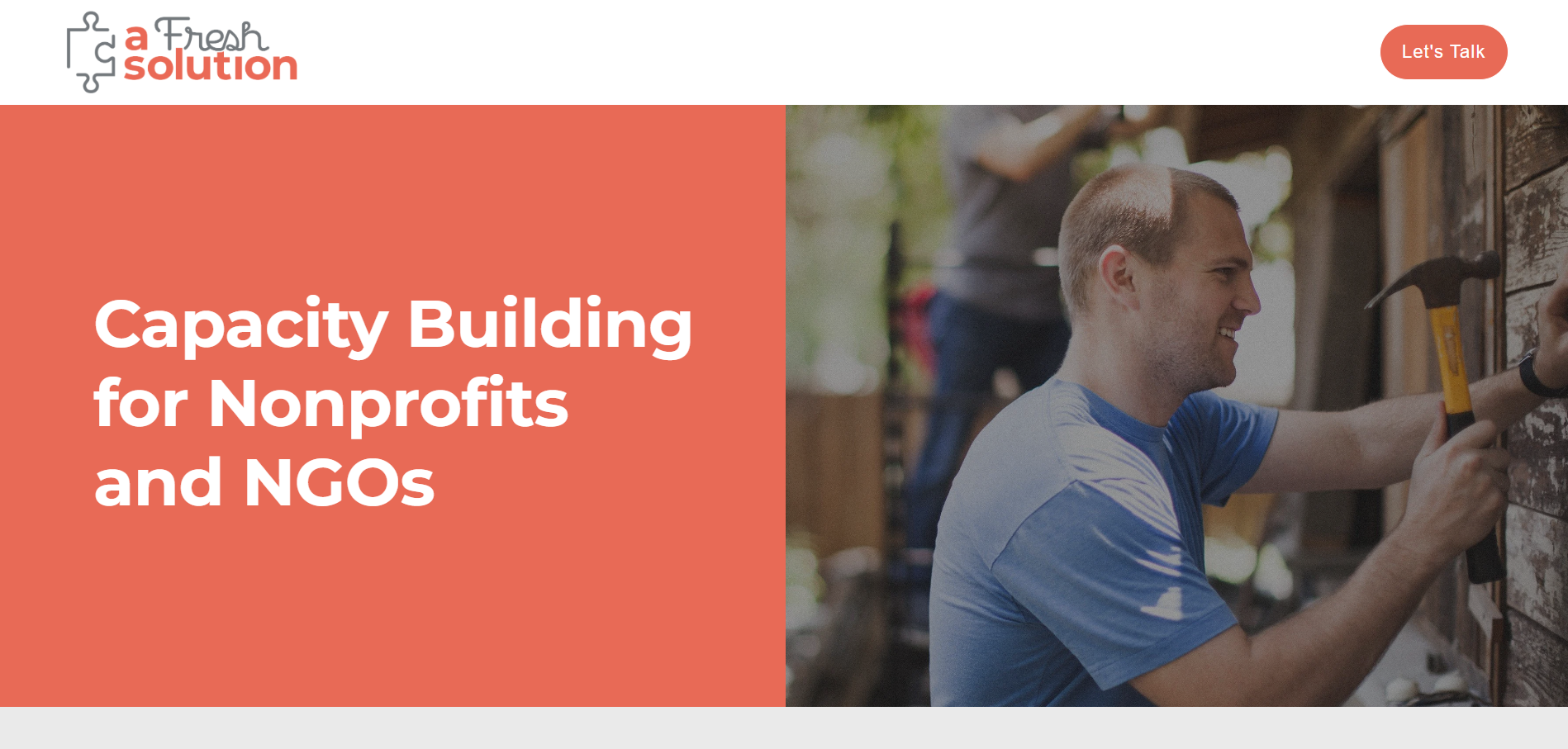 A Fresh Solution website preview