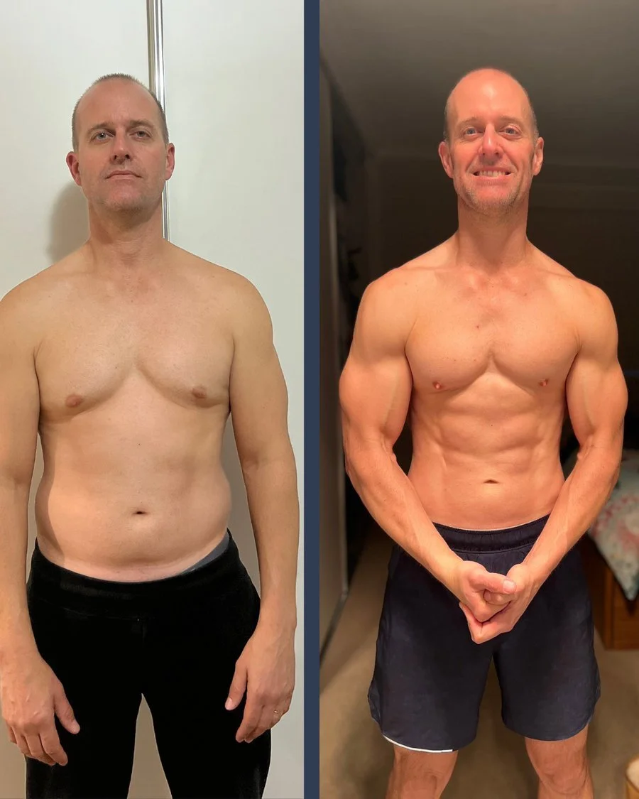 Dan before and after transformation
