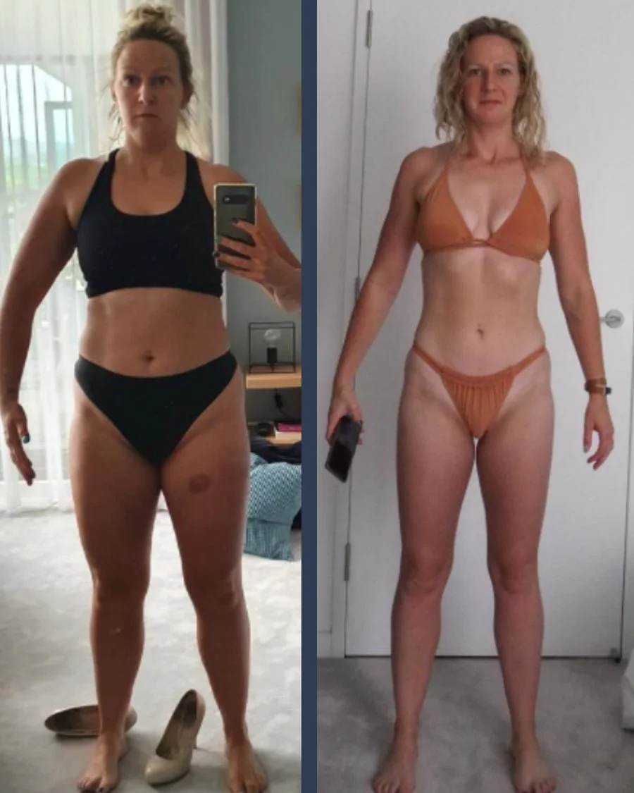 BJ before and after transformation