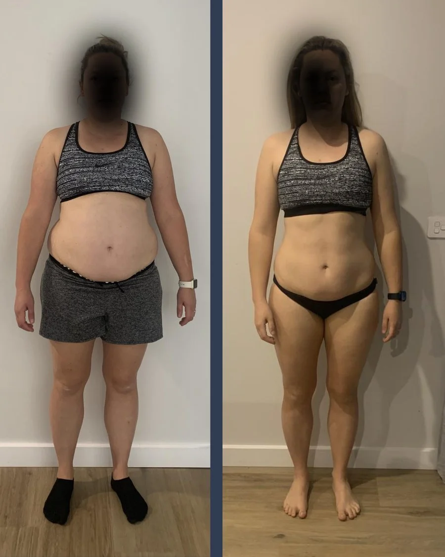 Tihana before and after transformation