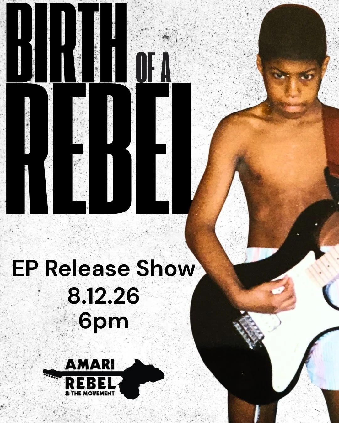Birth of a Rebel EP Release Show flyer