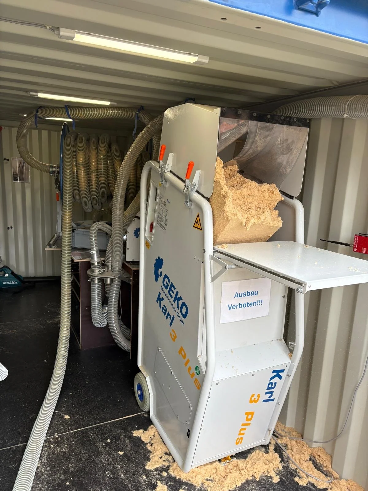 Einblasdämmung im Dachbereich