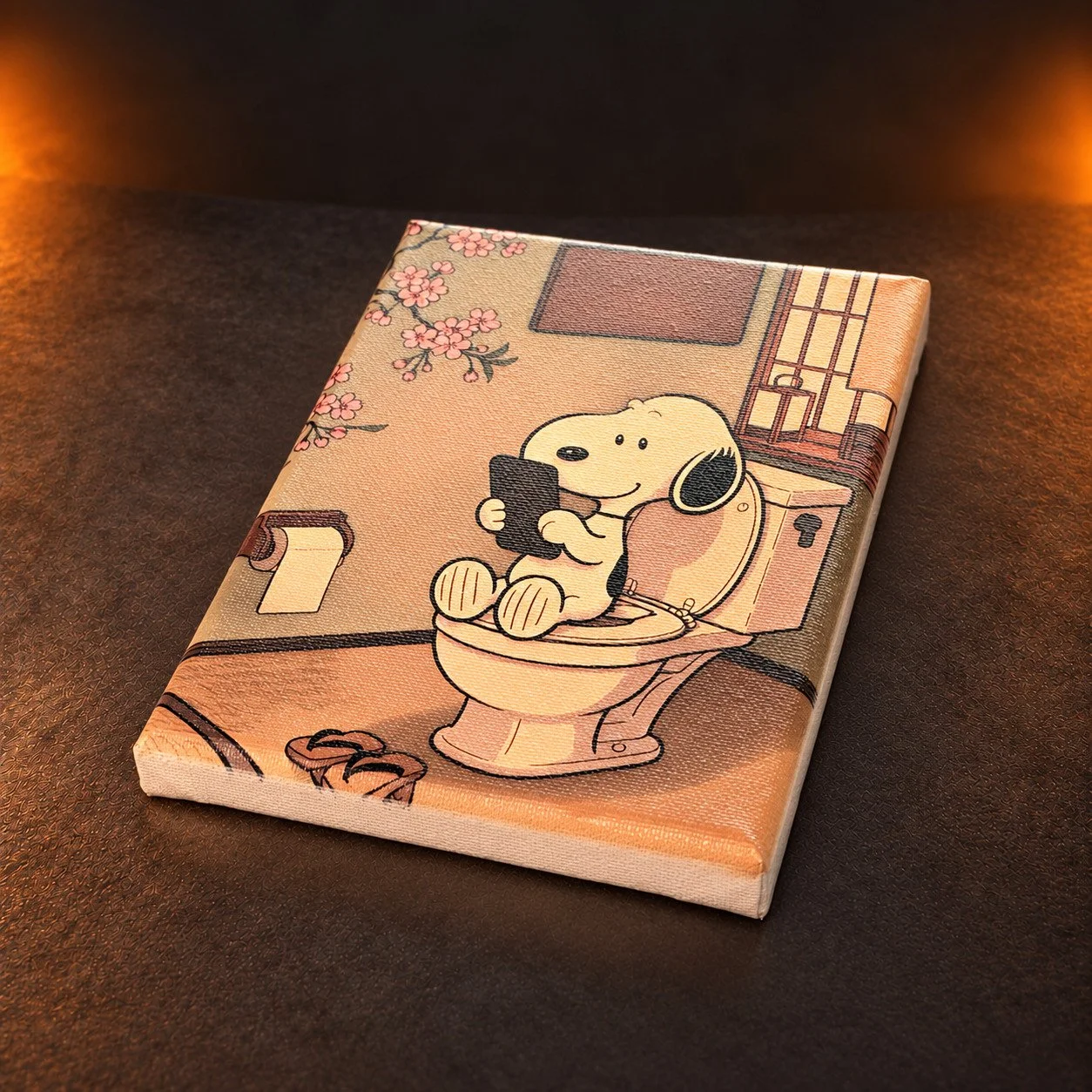 Character canvas print — additional view