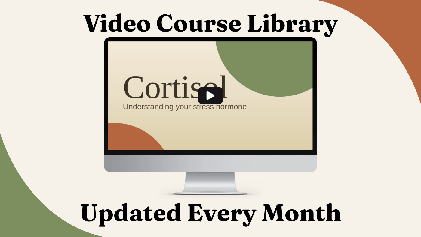 Video course library, updated every month