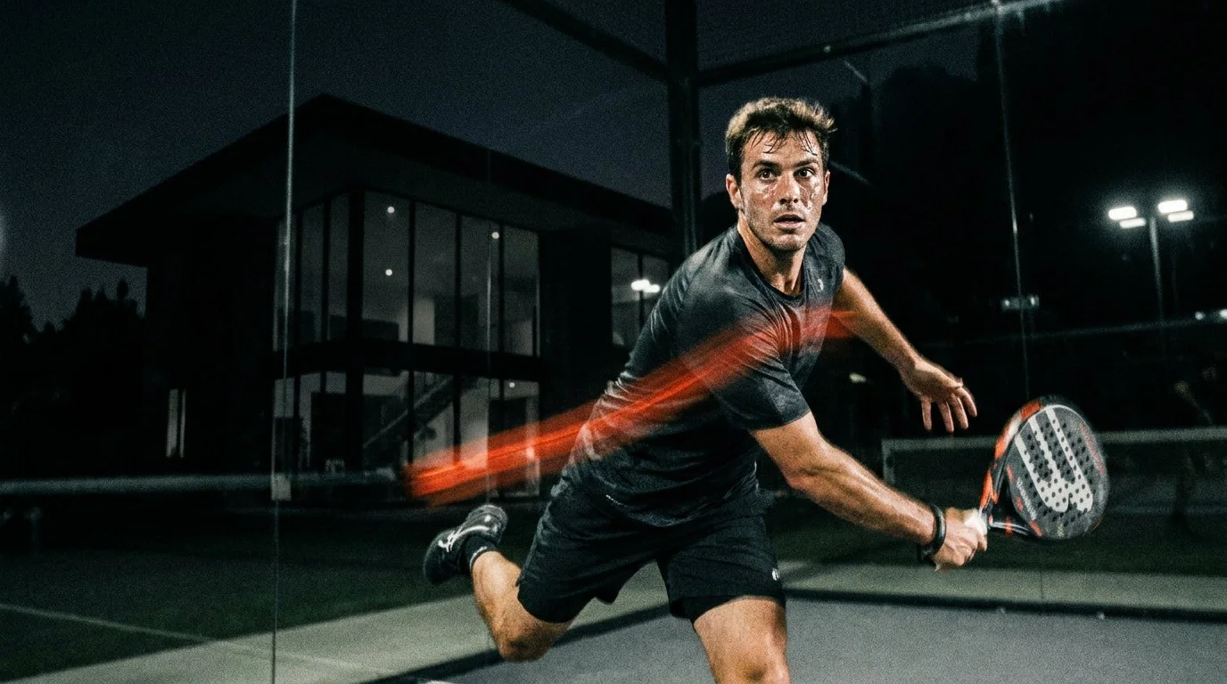 W/In premium padel, night match play