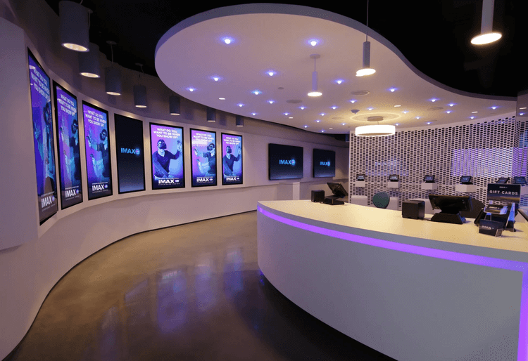 IMAX VR flagship experience centre interior, Los Angeles