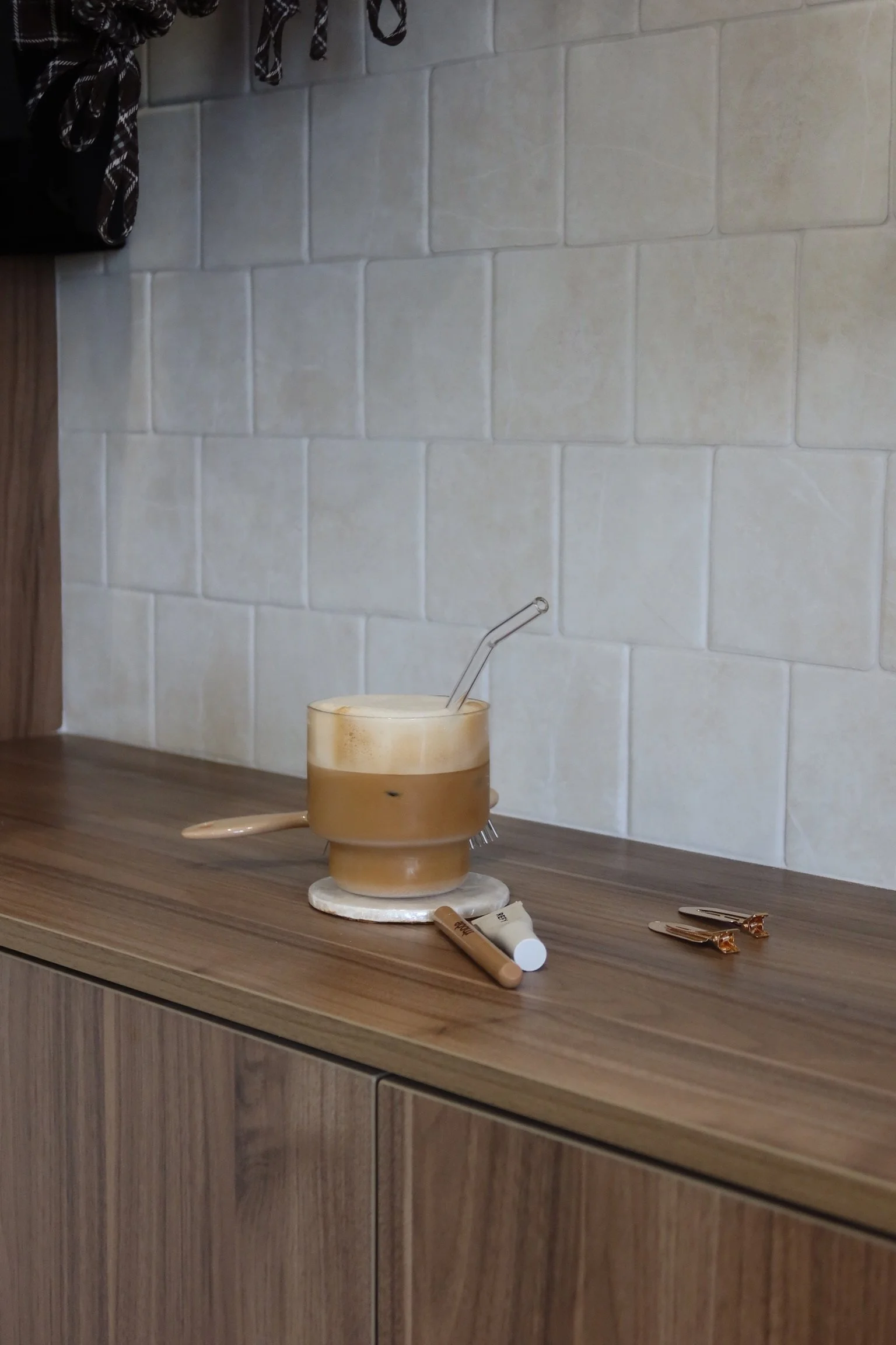 Iced coffee served at Studio REMMI