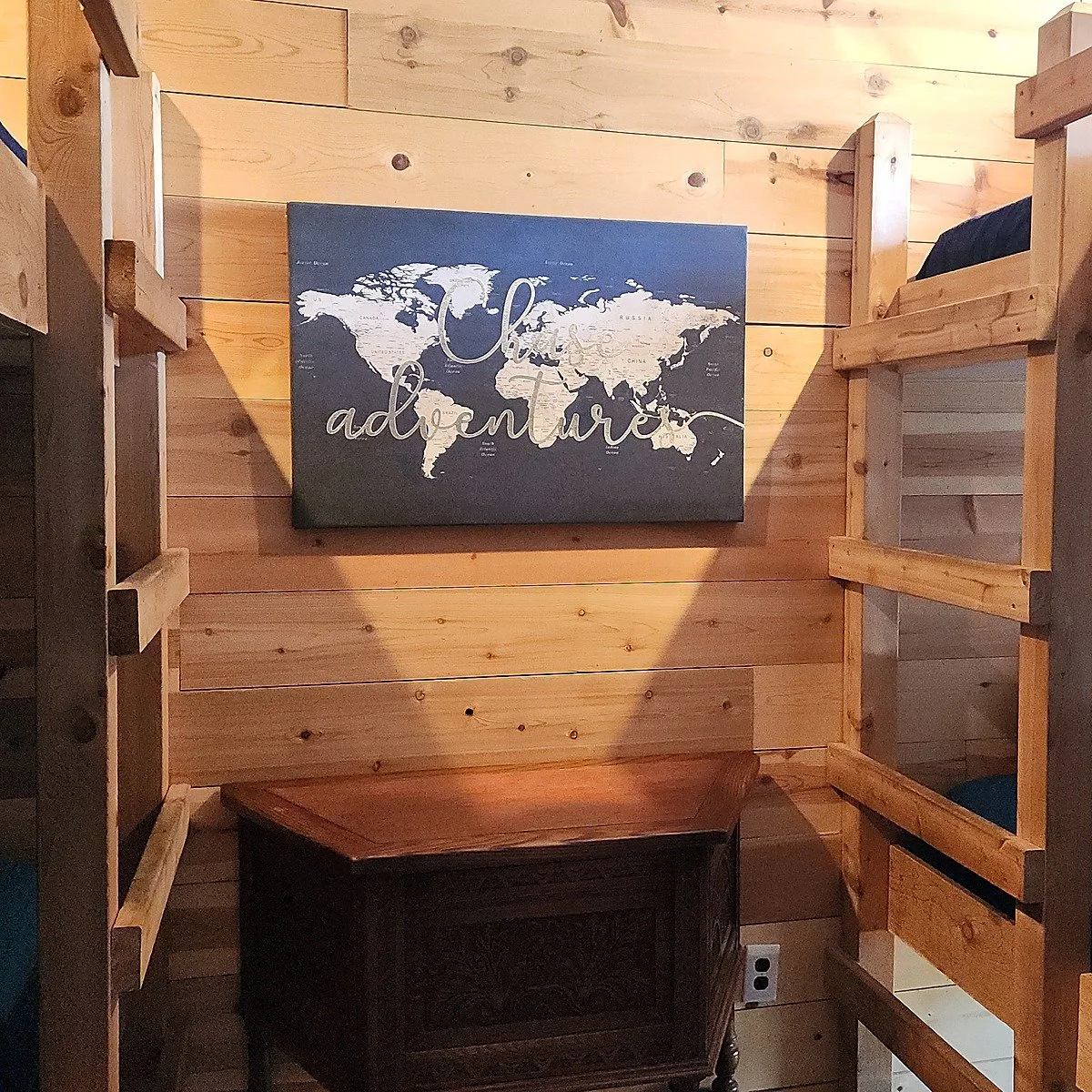 The bunk room at Your Boutique Hotel with two sets of bunk beds, sleeps four