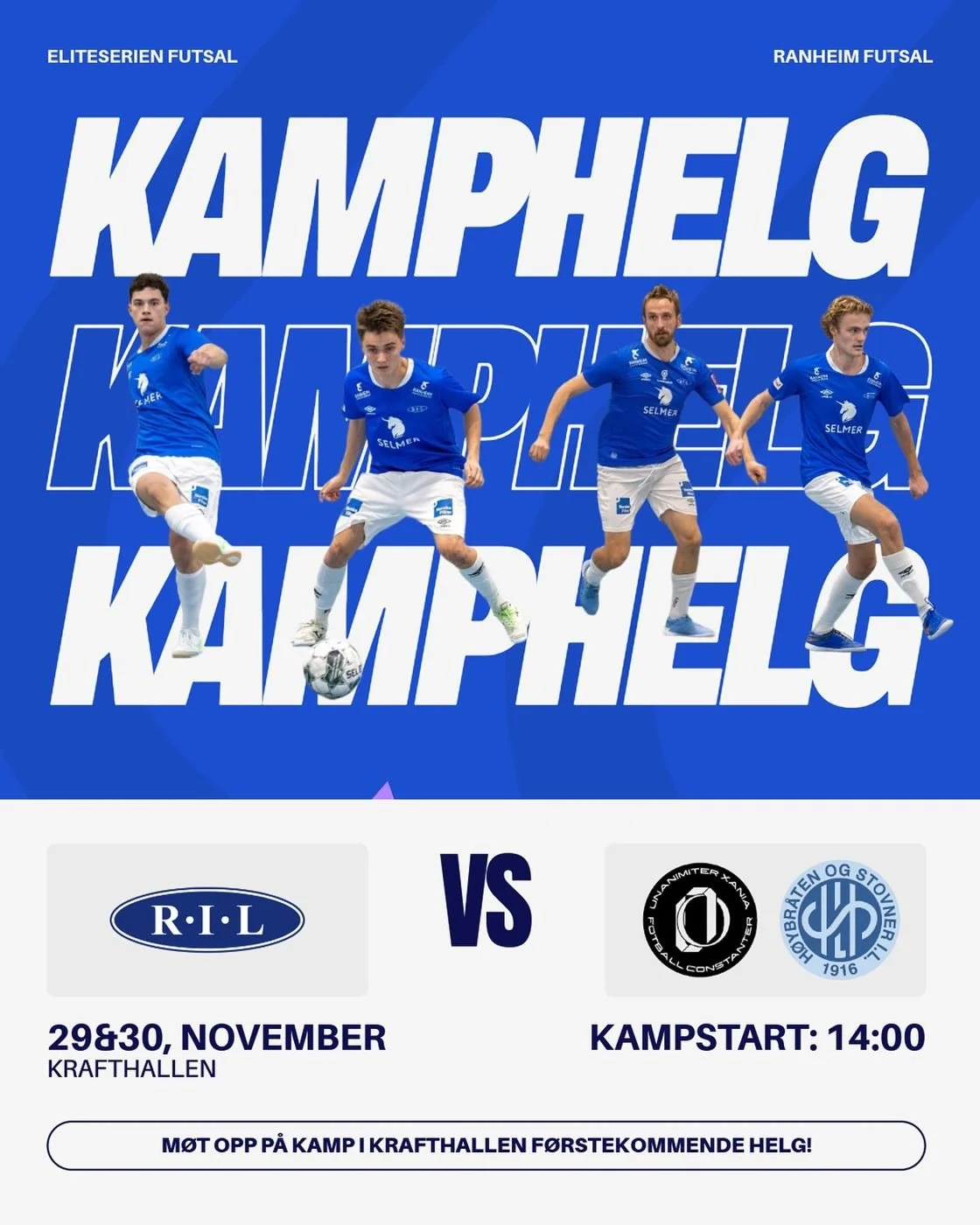 Kamphelg-plakat for Ranheim Futsal
