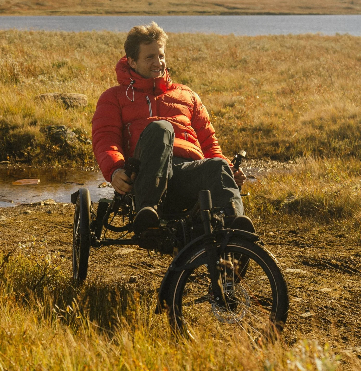 Fotografi for Quality Care, sykkel i fjellet