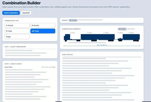AccrediRoad Combination Builder for checking PBS combinations