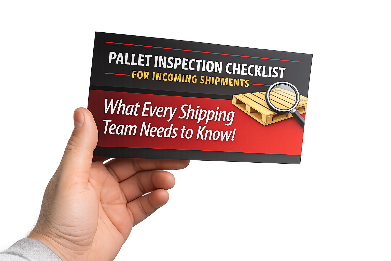 Pallet Inspection Checklist for Incoming Shipments