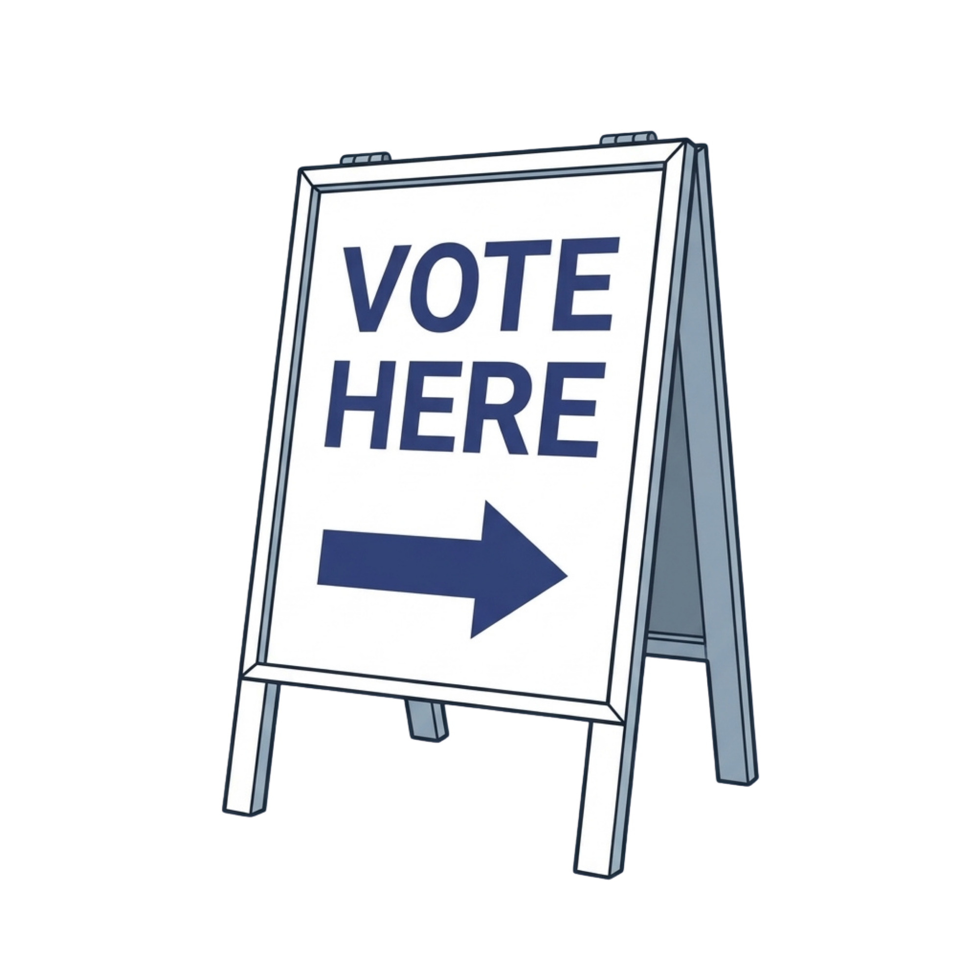 Vote in person at your polling place on Election Day