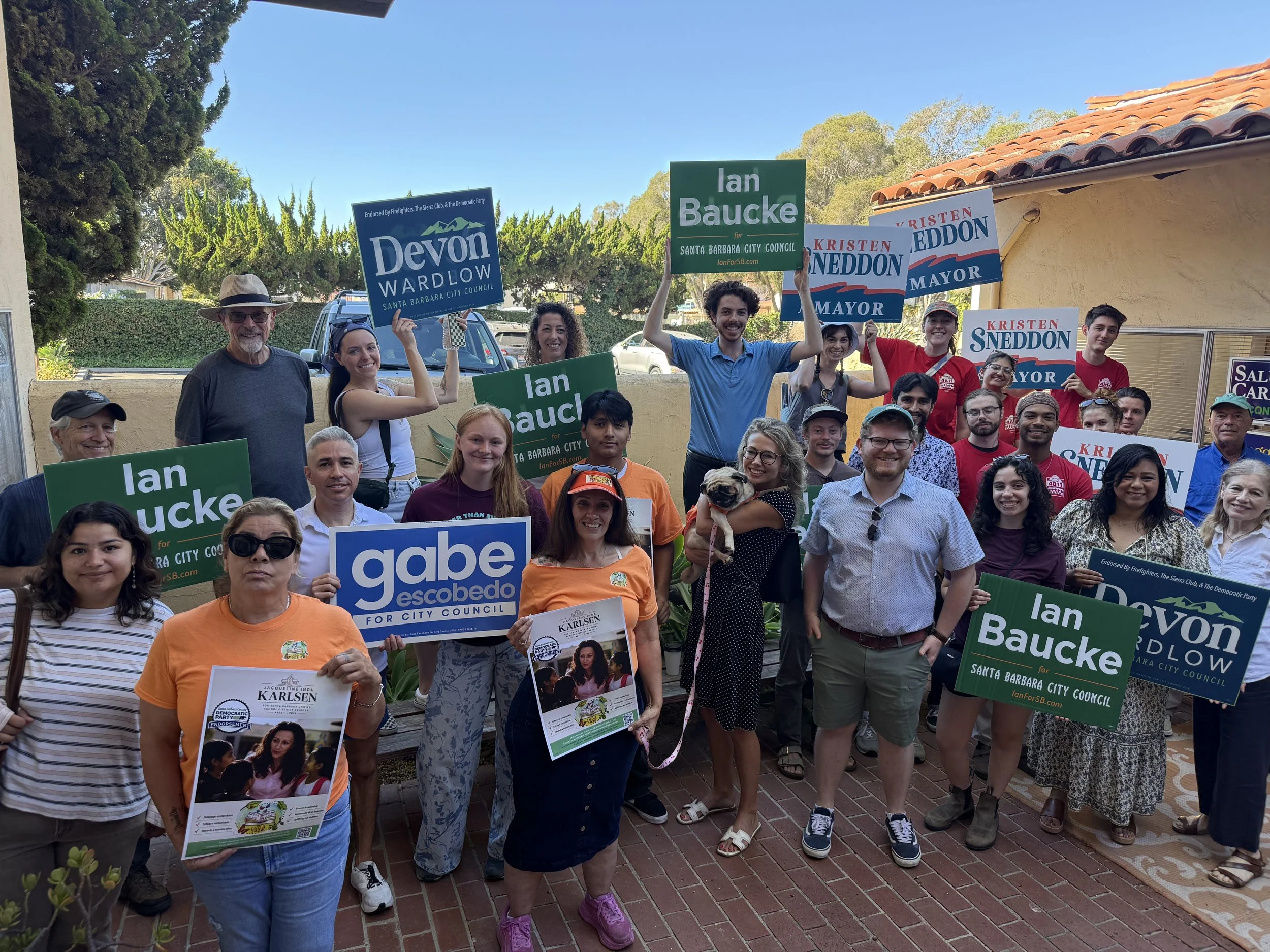 Santa Barbara County Democrats supporters