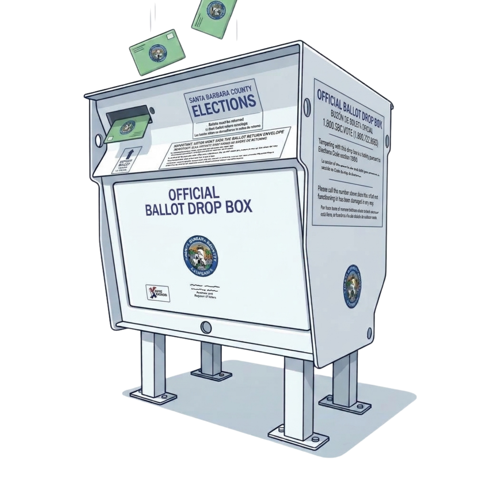 Return your ballot to an official drop box