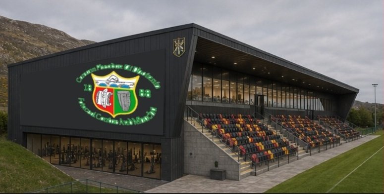 Peadar Ó Doirnín GFC clubhouse and stand, Forkhill, South Armagh