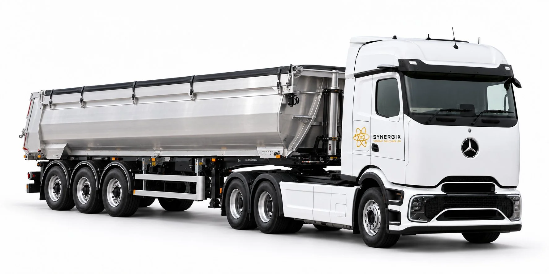 Alloy U-shaped tipper vehicle-type illustration