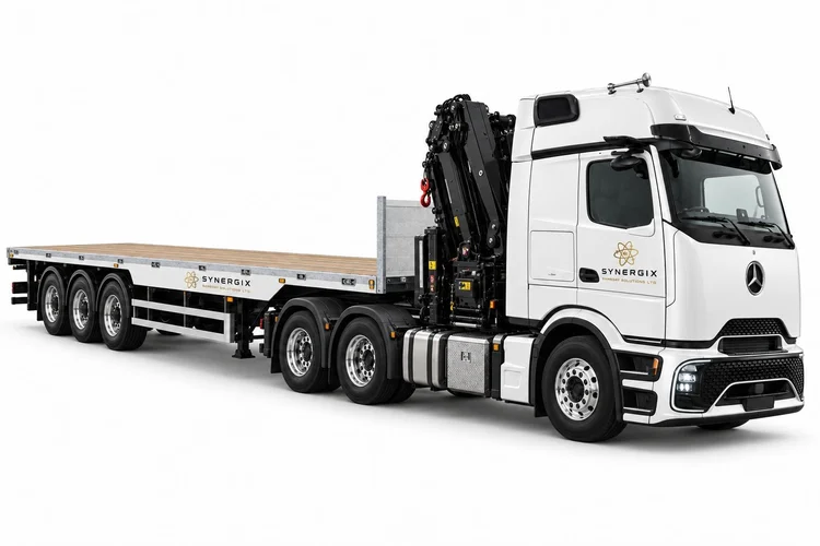Artic with HIAB catalogue illustration