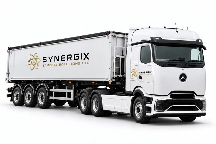 Bulk tipper catalogue illustration