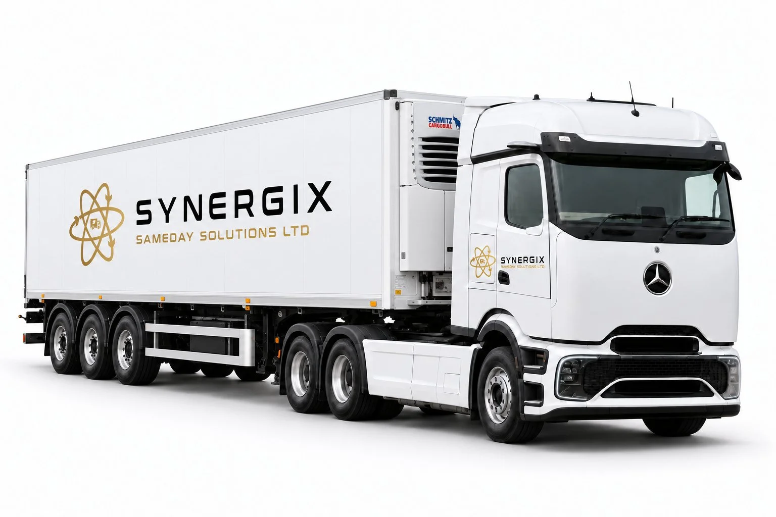 Refrigerated trailer vehicle-type illustration