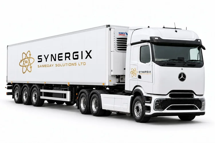 Refrigerated artic catalogue illustration