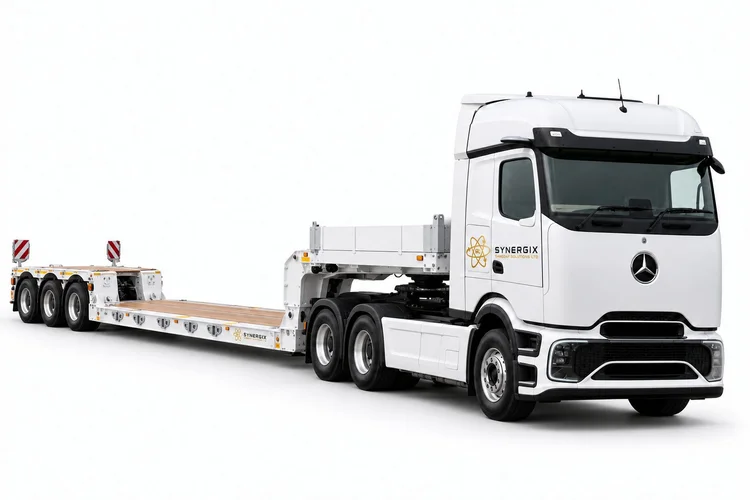 Low loader catalogue illustration