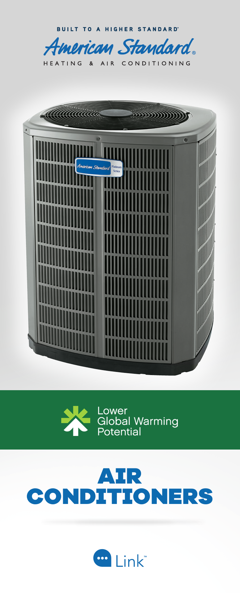 American Standard Air Conditioner lineup with R‑454B banner