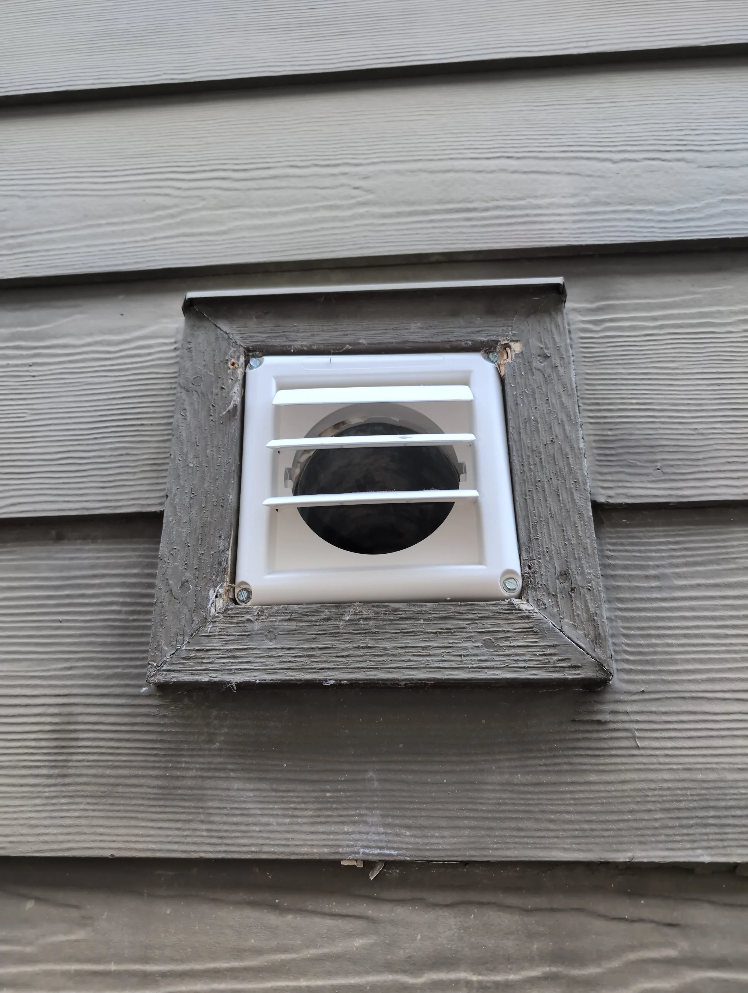 Clean dryer vent opening