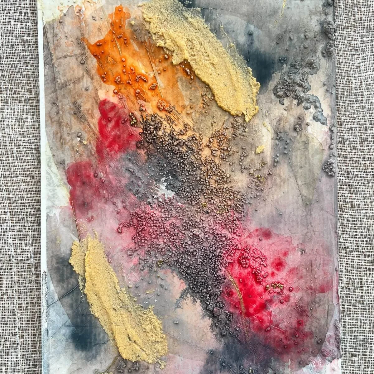 Abstract textured artwork No. 1 from the series 