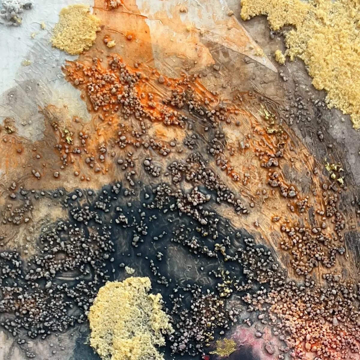 Granular and glossy texture elements captured in a zoomed-in view – No. 9 of the 