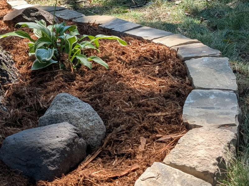 Clean landscape edging, Relentless Landscaping