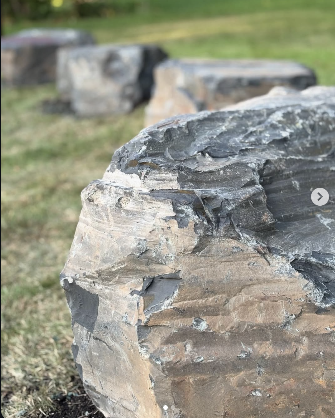Stone and boulder work, Relentless Landscaping