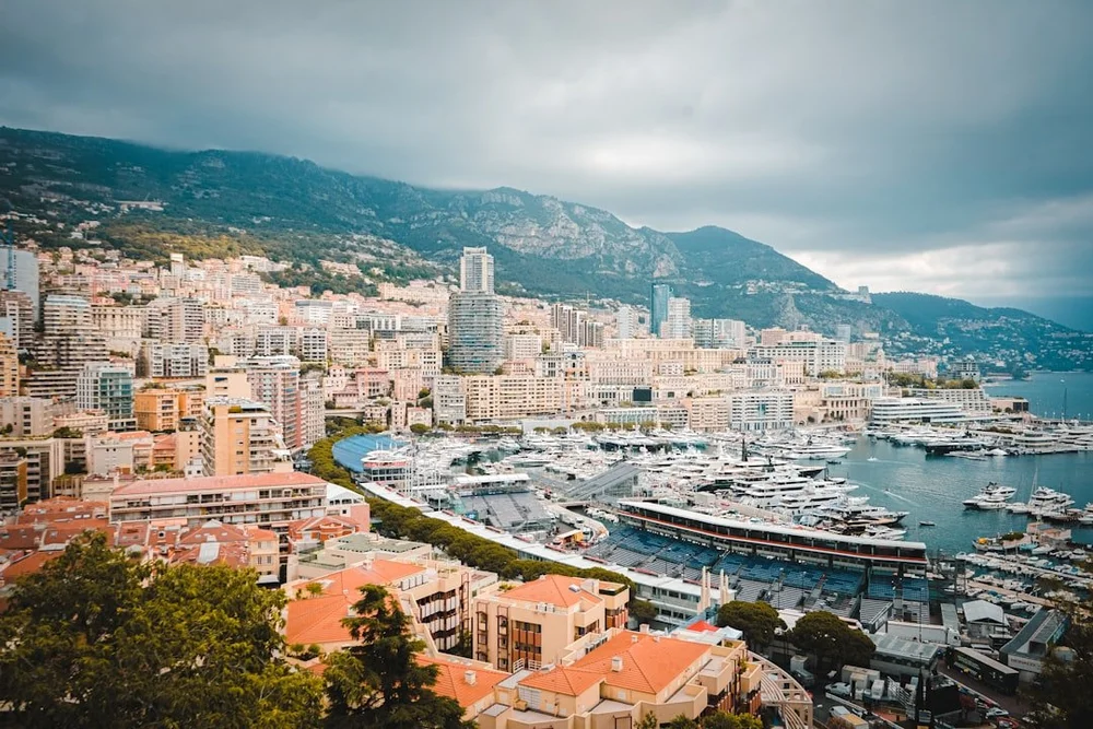 Port Hercule and Monte Carlo representing Monaco Grand Prix travel
