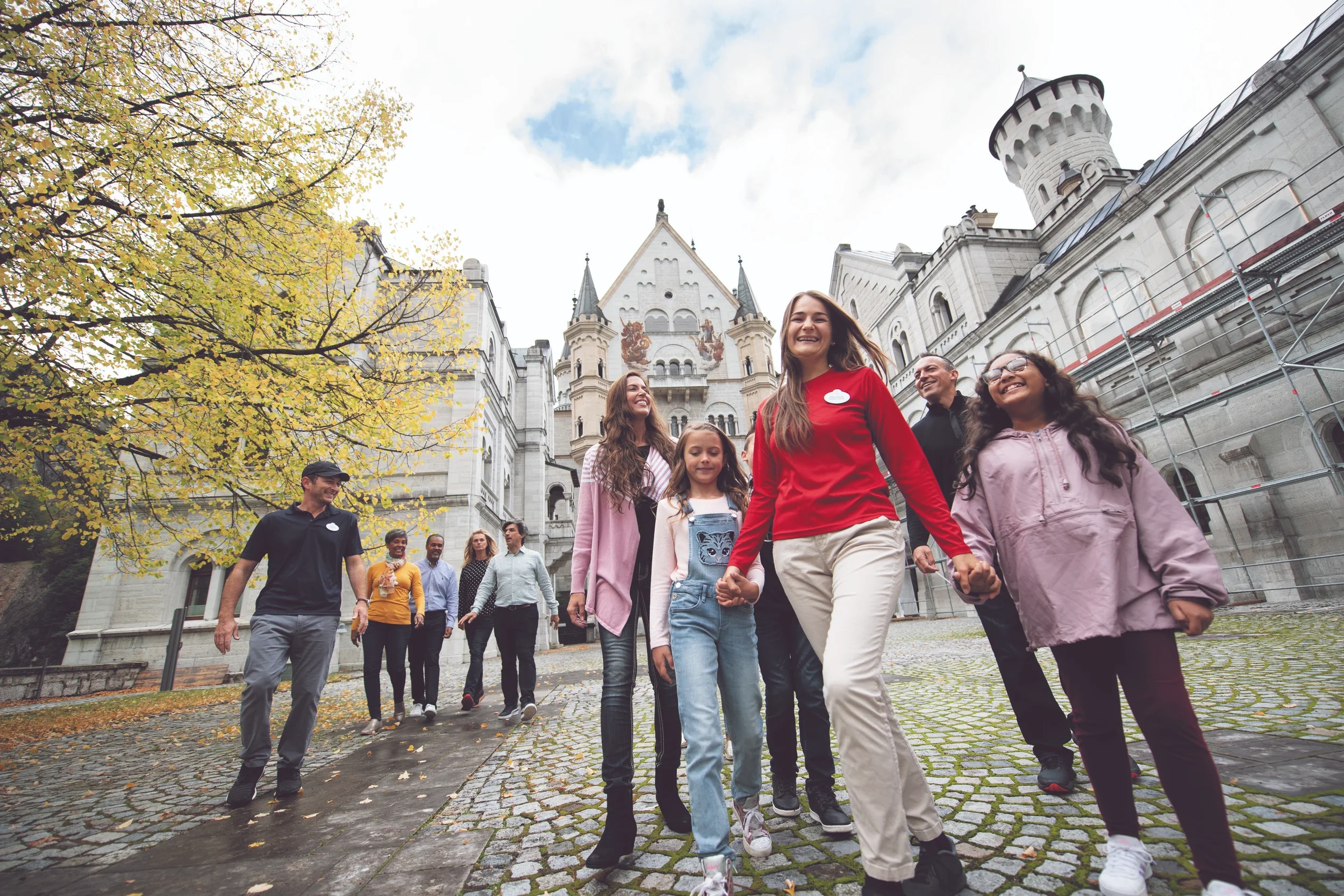 Guests exploring with their Adventures by Disney guides