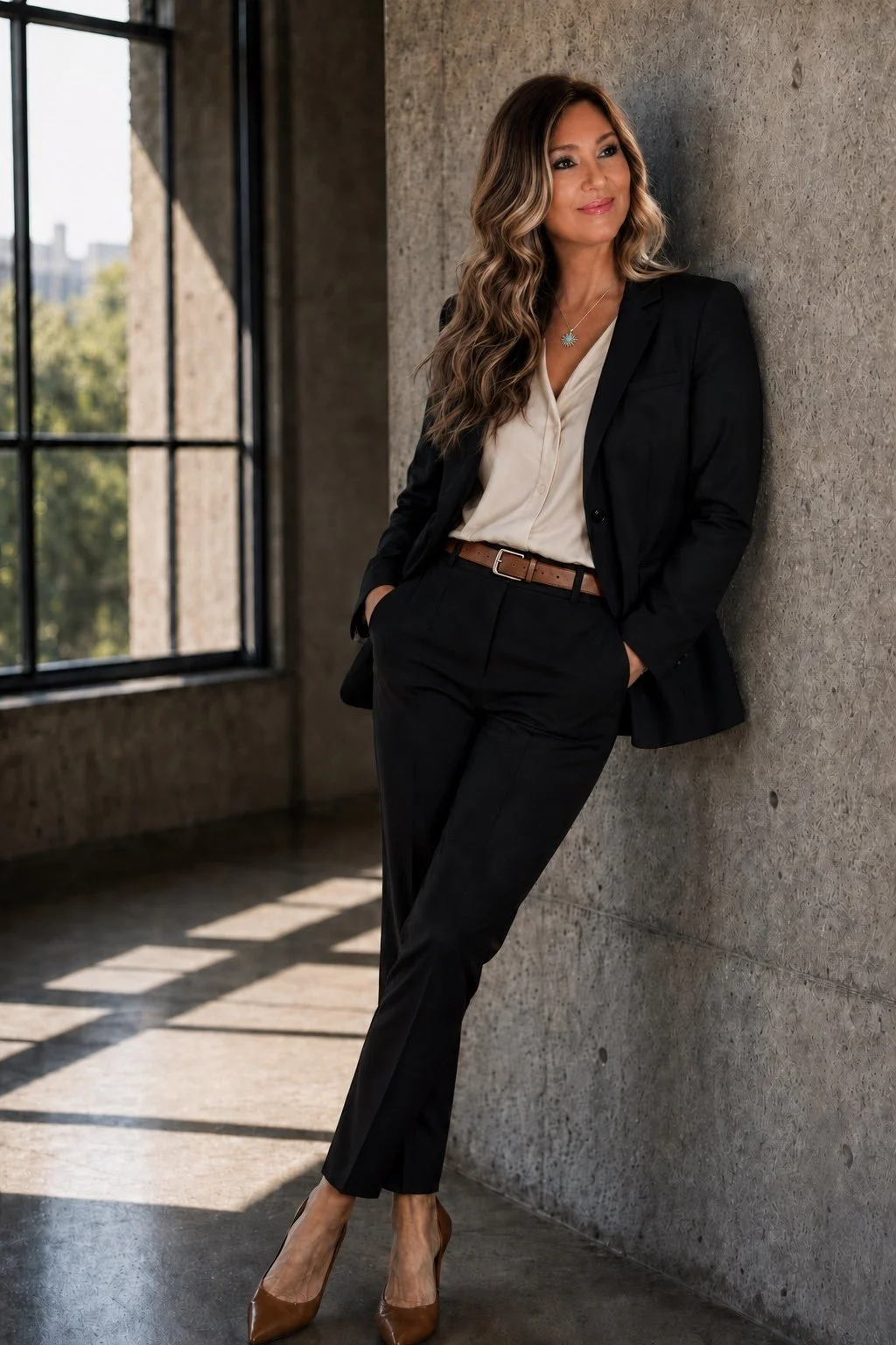 Krista Stalcup, executive leader, in an industrial loft setting