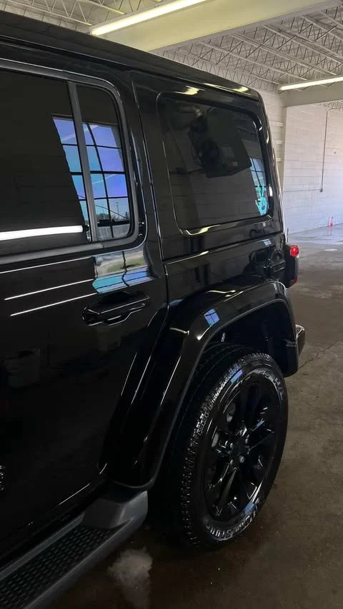 Family SUV interior refreshed with thorough vacuuming and wipe-down