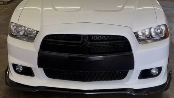 After headlight restoration showing crystal-clear headlights fully restored in Lincoln Nebraska