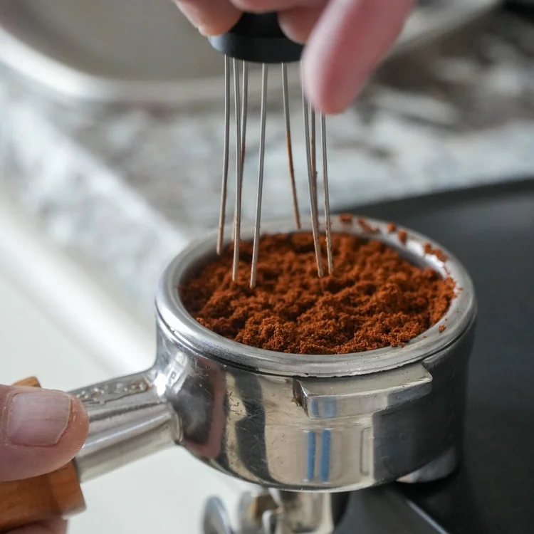 Espresso prep, Justified Coffee + Company