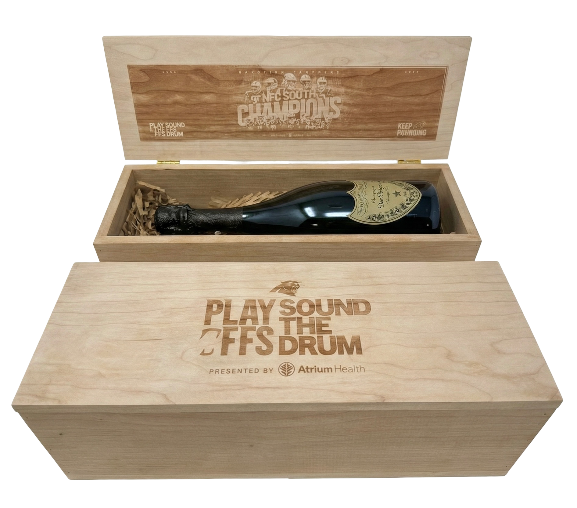 Musser Bottle Box customized to fit your wine, champagne or liquor bottle