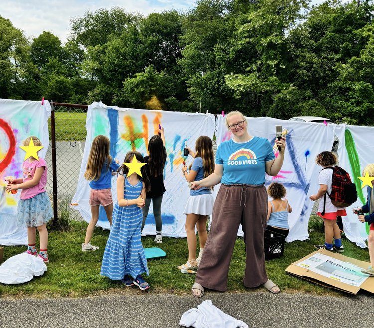 SSDW Founder Rachel Bradley at play.