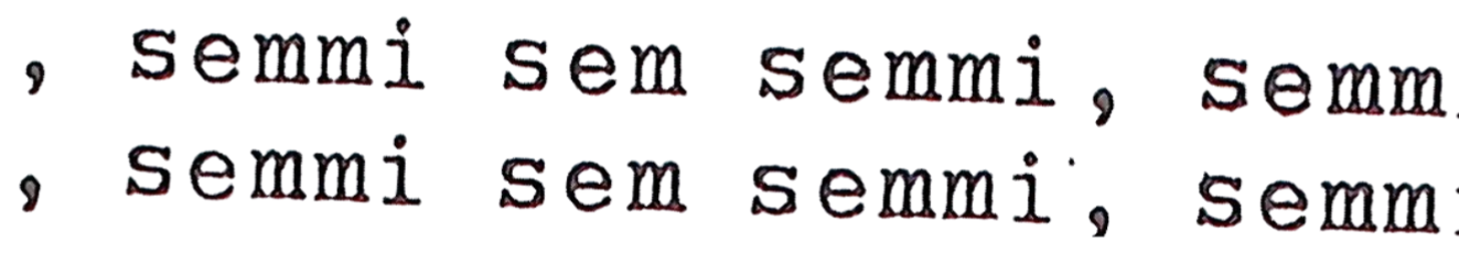 Semmi Sem Semmi