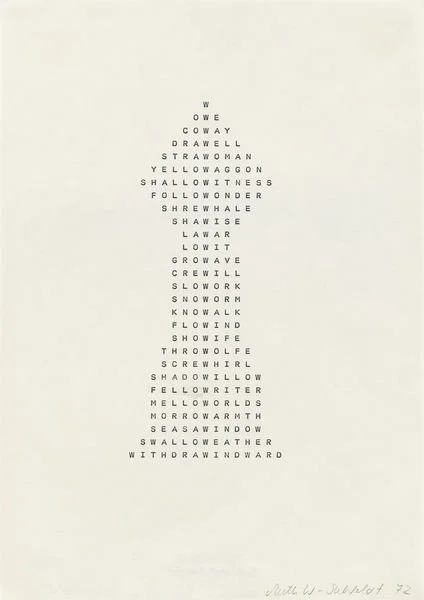 Untitled (R-ACHSE*) 1972
