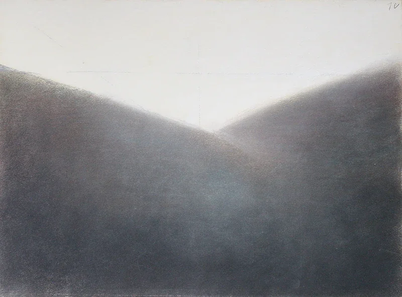JOSIP VANIŠTA — PEJZAŽNE – LANDSCAPE (VAL-D’ISERE IN FRANCE) 1962