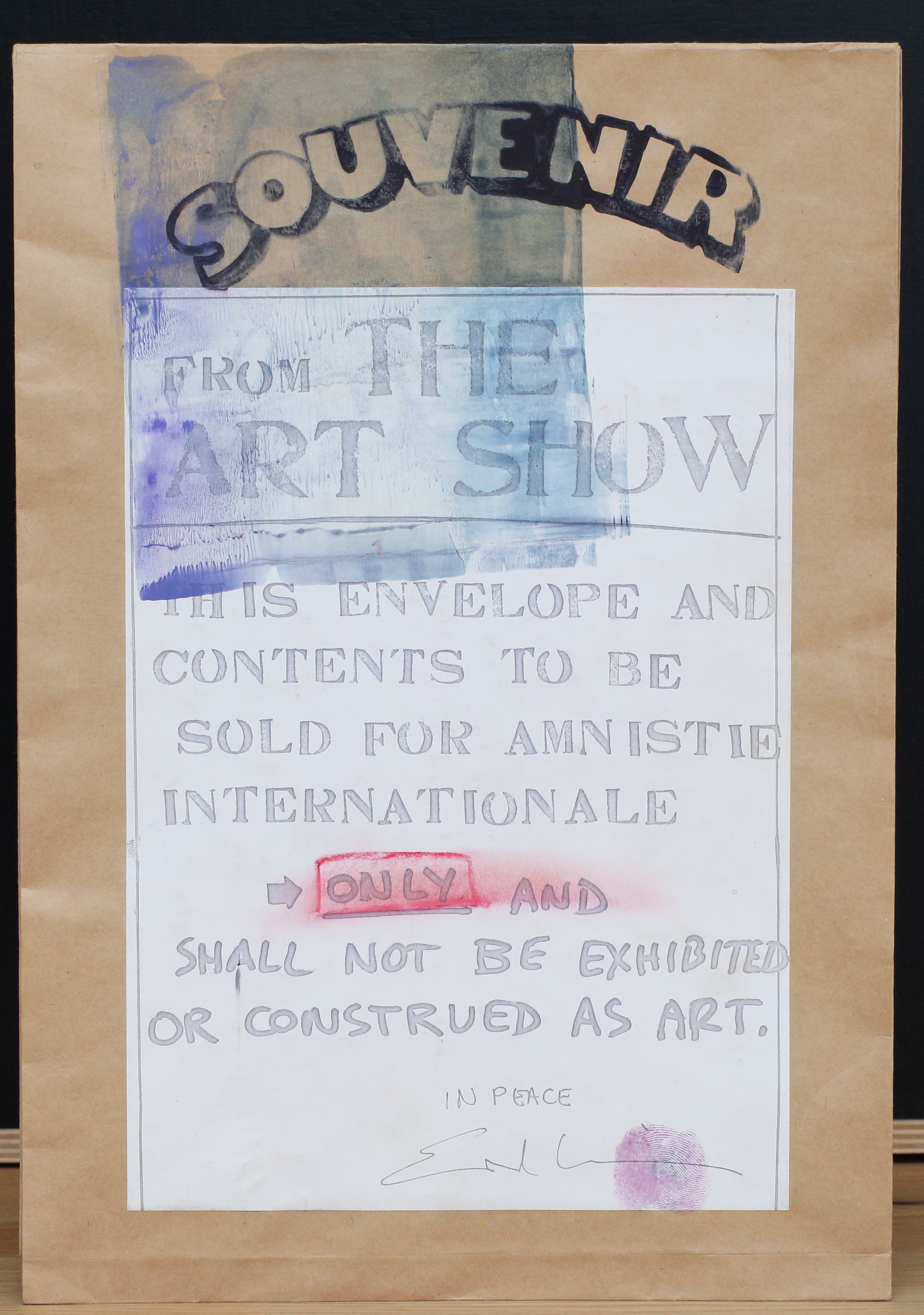 SOUVENIR FROM THE ART SHOW