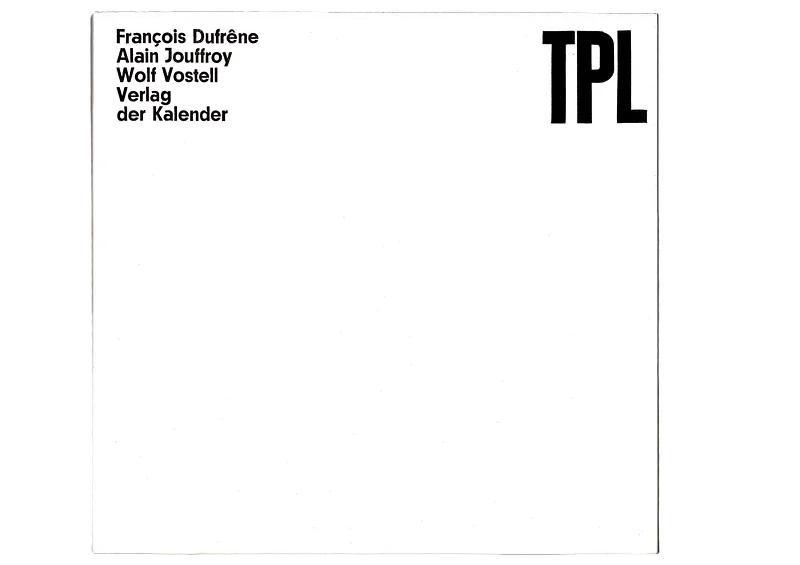 WOLF VOSTELL — TPL “TOMBEAU DE PIERRE LAROUSSE”