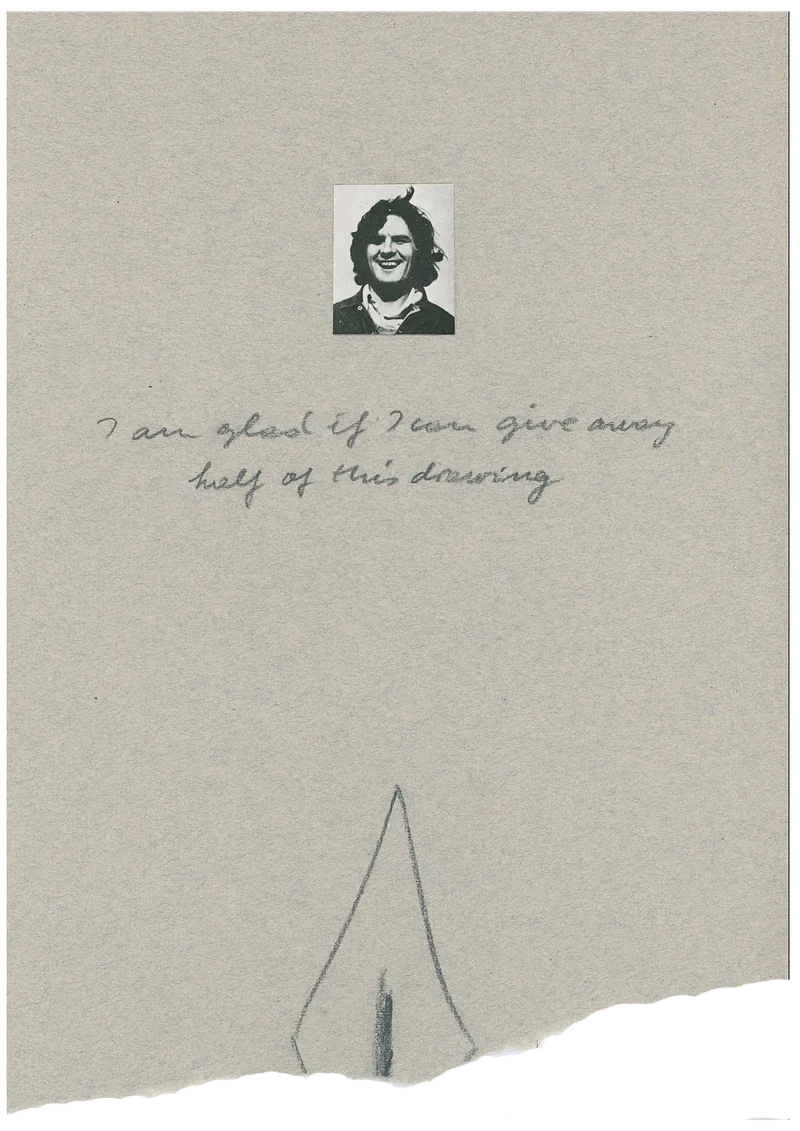 ENDRE TÓT — I AM GLAD IF I CAN GIVE AWAY HALF OF THIS DRAWING