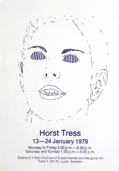 Poster of the exhibition 13 by HORST TRESS