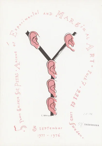 Poster of the exhibition GALERIE S:T PETRI by 5 YEARS